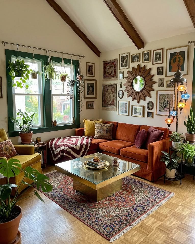 boho living room